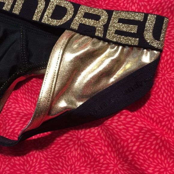 Andrew Christian Golden Boy Brief Jock Size LARGE 🆕🩲🌟 - Picture 10 of 12